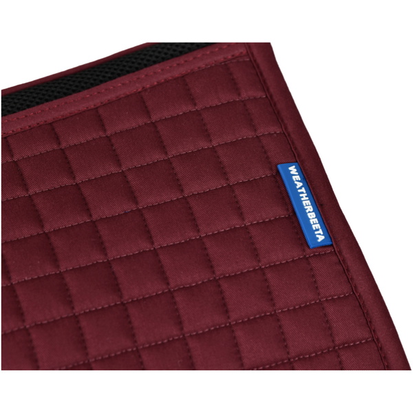 2025 Weatherbeeta Prime Air - Tec Dressur Sattel Pad 1028250 - Burgundy